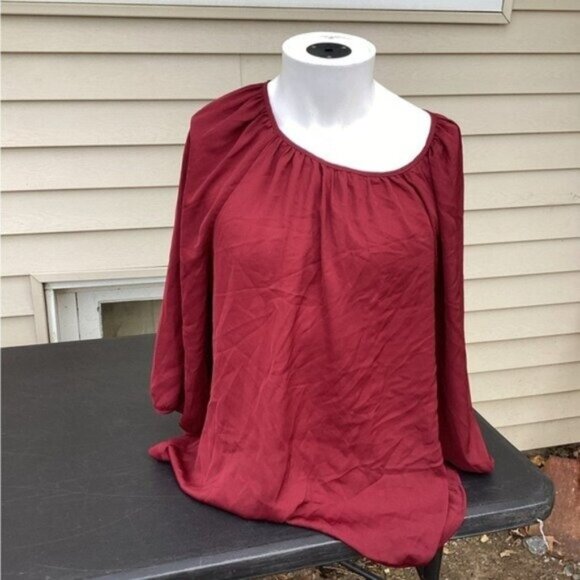 Blokecore gorpcore nostalgia earthy artisanal Old Navy Womens xl Maroon Sleeve - Picture 1 of 5